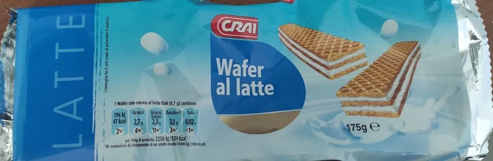Wafer al latte