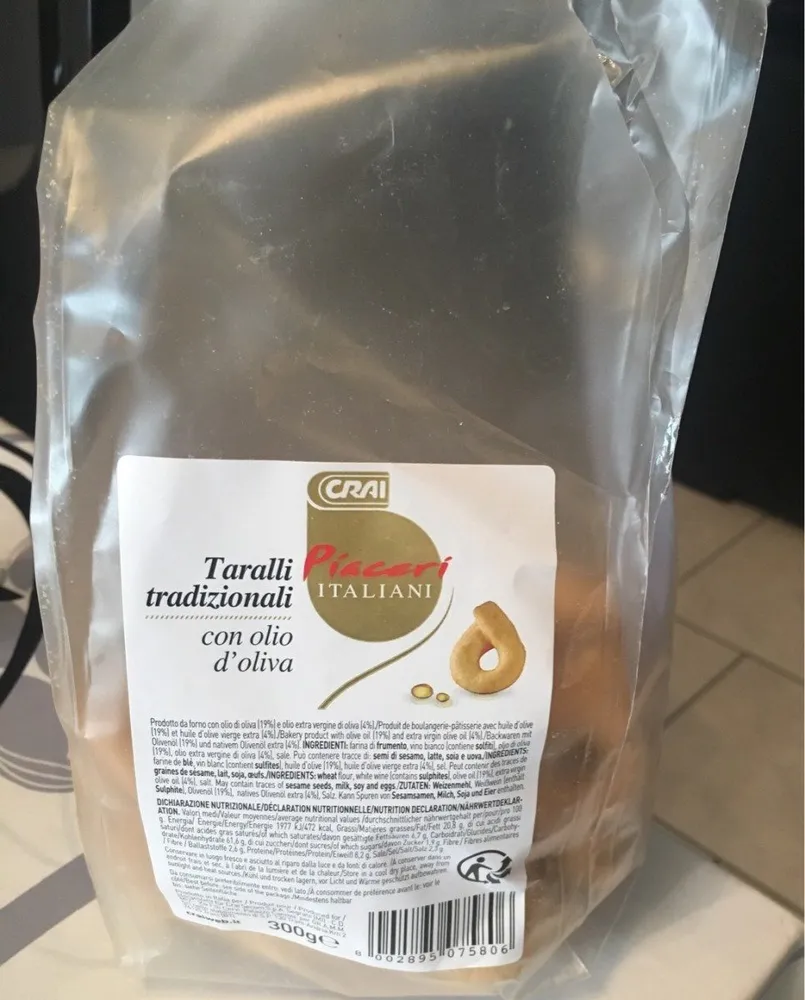 Taralli Piac. it. crai O / O