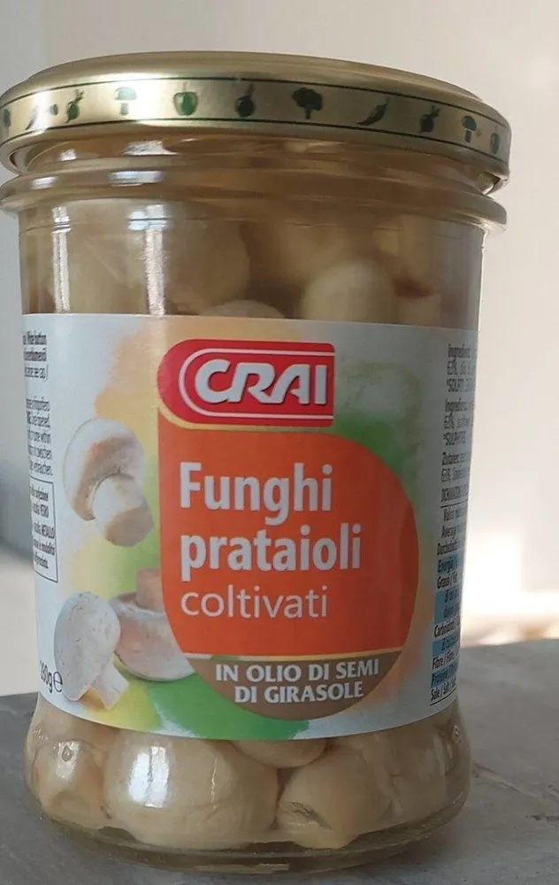 Funghi prataioli coltivati