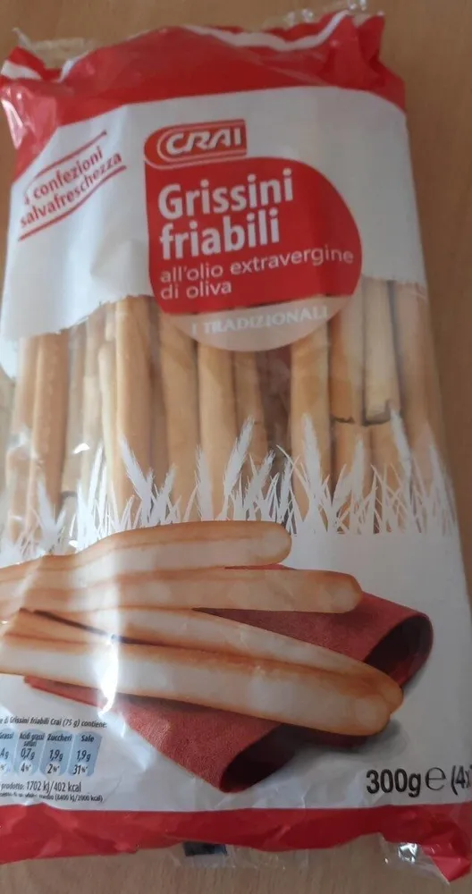 Grissini friabili