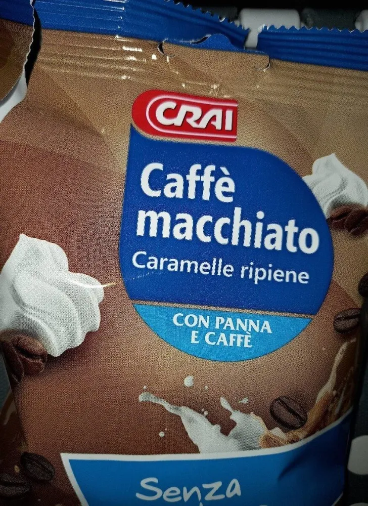 Crai caffè macchiato caramelle ripiene