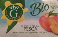 Succo e polpa pesca
