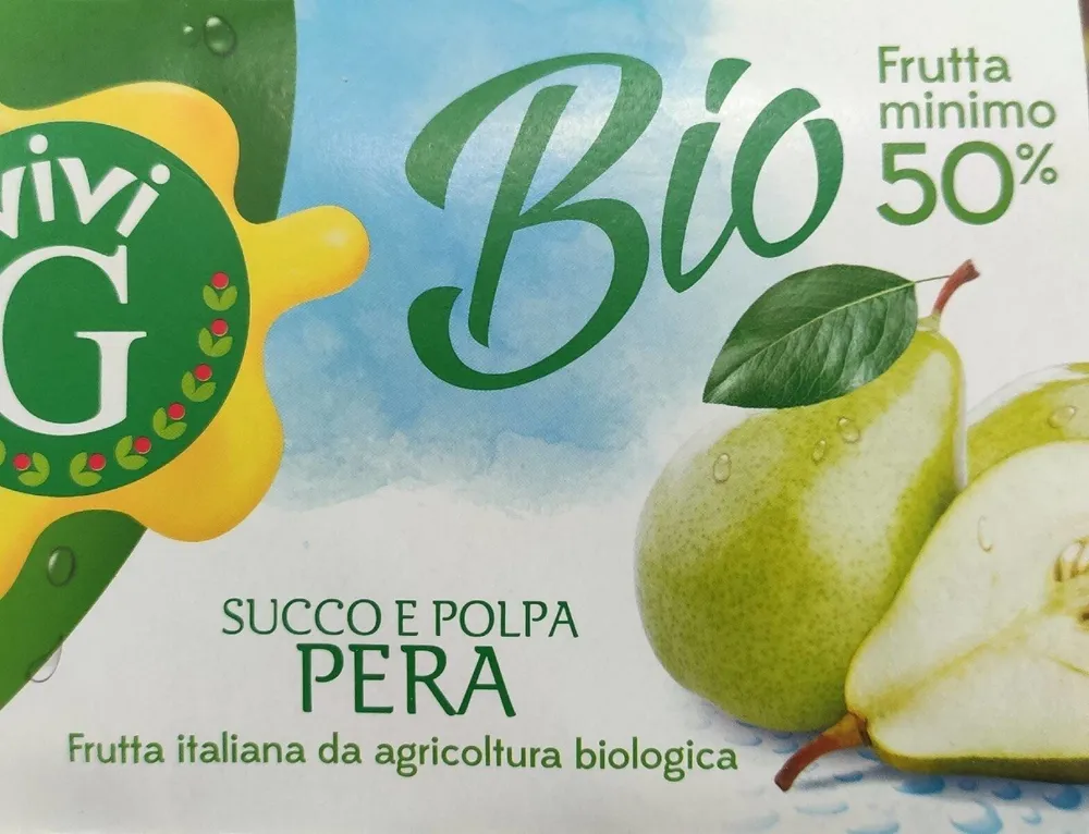 Succo e polpa pera