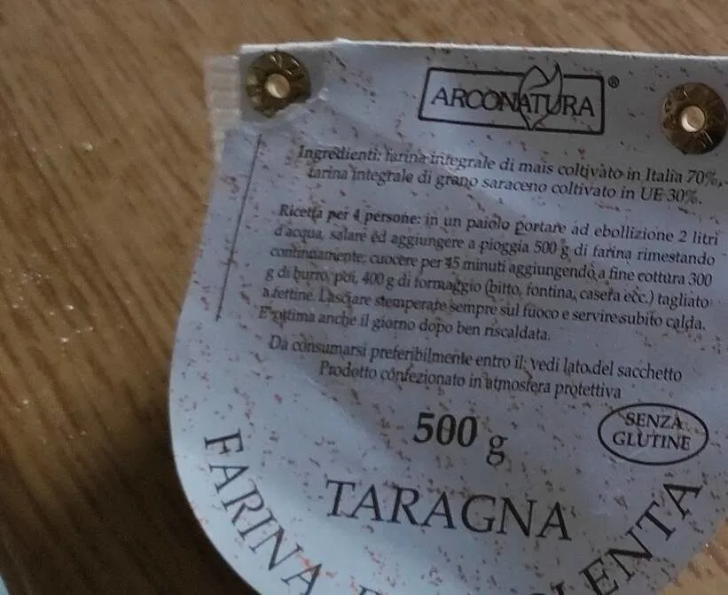 Farina per polenta taragna