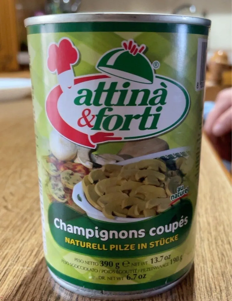 Funghi coltivati tagliati
