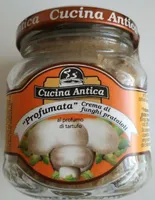 Crema de champiñones al perfume de trufa