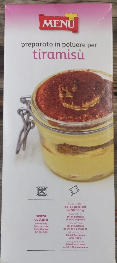 Preparato in polvere per tiramisù