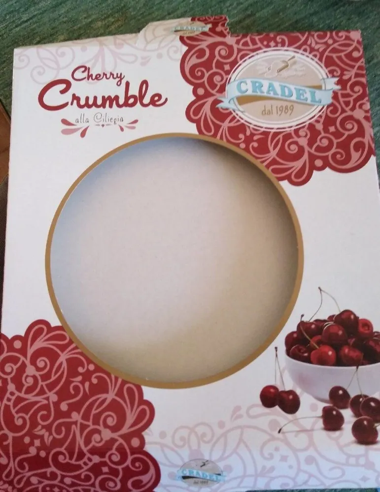Cherry crumble