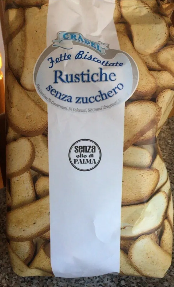 Fette biscottate ristiche senza succhero