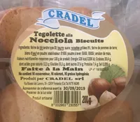 Tegolette alla nocciola biscuits