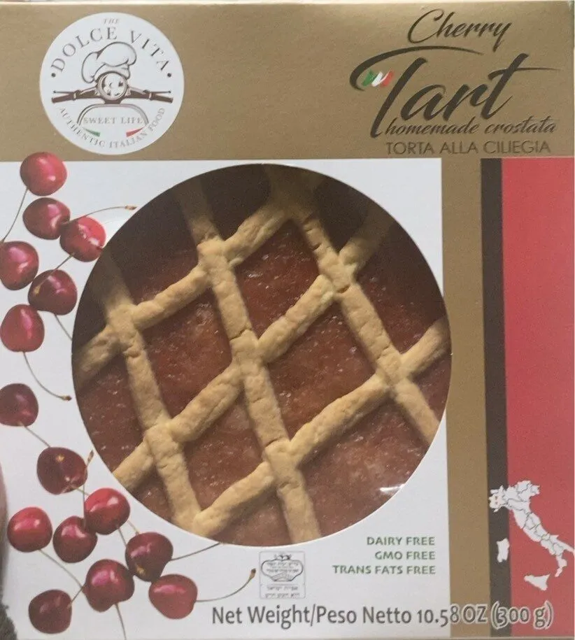 Cherry Tart home made crostata