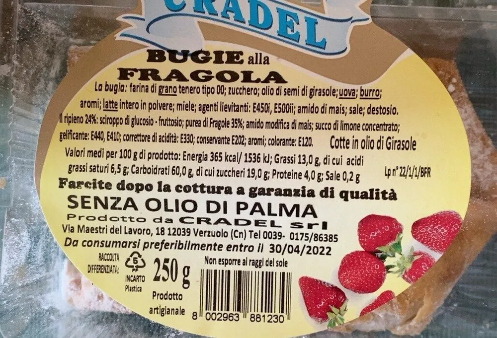 Bugie alla fragola
