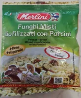 Funghi misti liofilizzati con Porcini