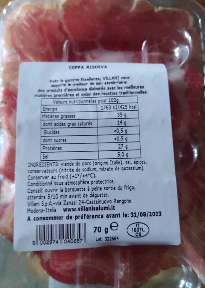 Coppa gran riserva