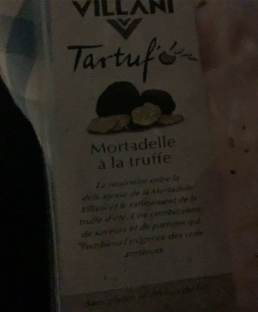 Mortadelle a la truf