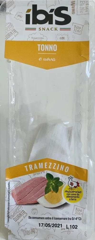Tramezzino tonno e uova