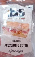Focaccina prosciutto cotto e formaggio