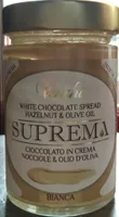 White chocolate spread hazelnut & olive oil