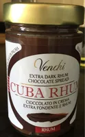 Extra dark rhum chocolate spread