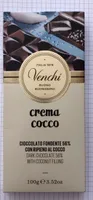 Cioccolato fondente con ripieno al cocco