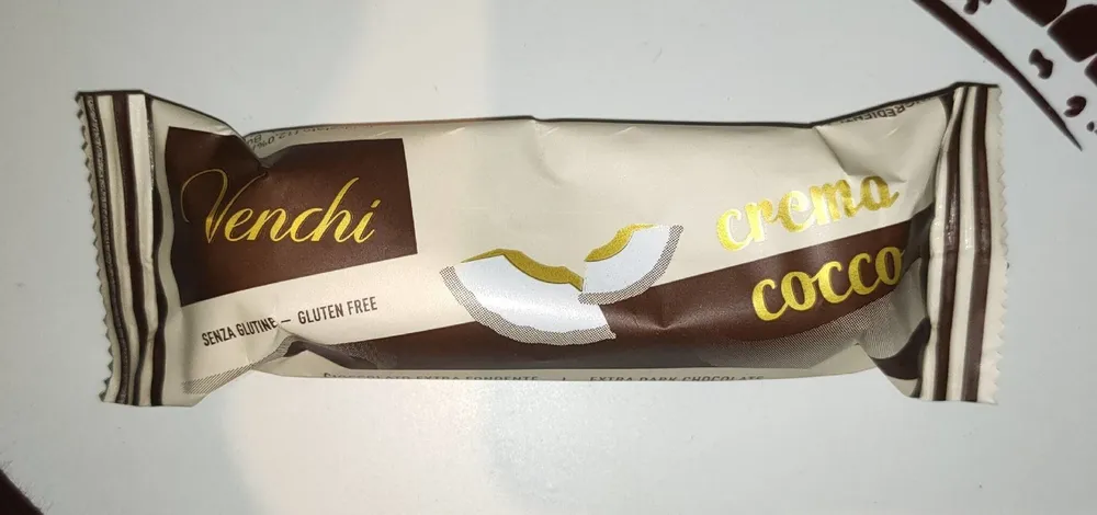 Cioccolato fondente con crema al cocco