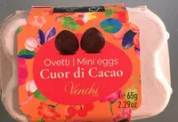 Overti Mini eggs Cuor di Cacao