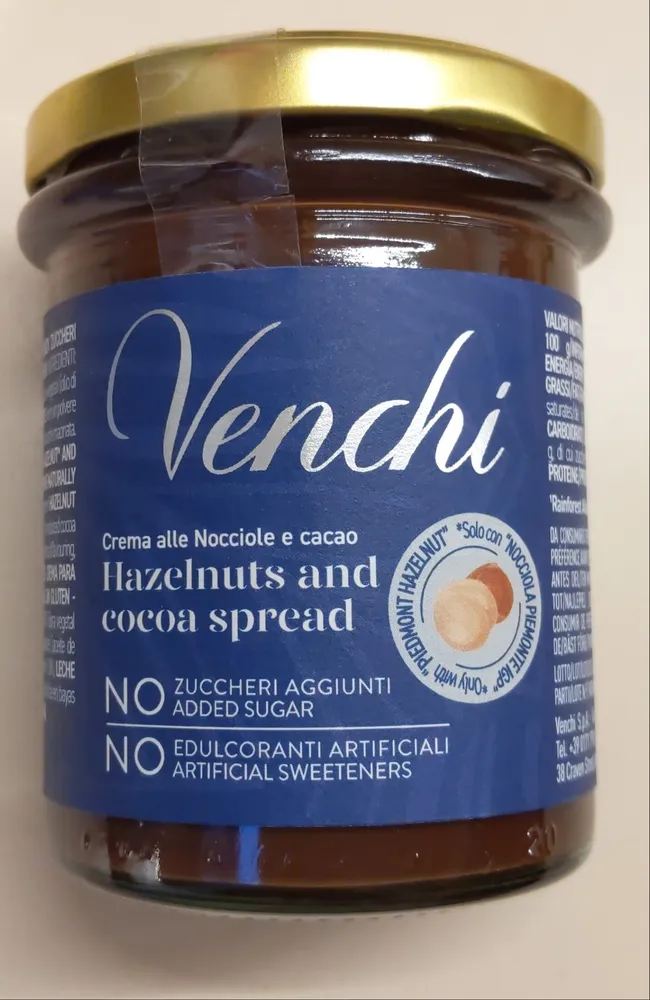 Pâte à tartiner noisettes et chocolat
