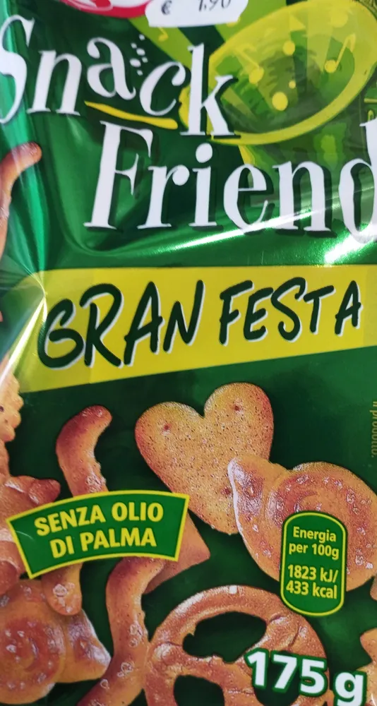 snack friendels gran festa gr 175