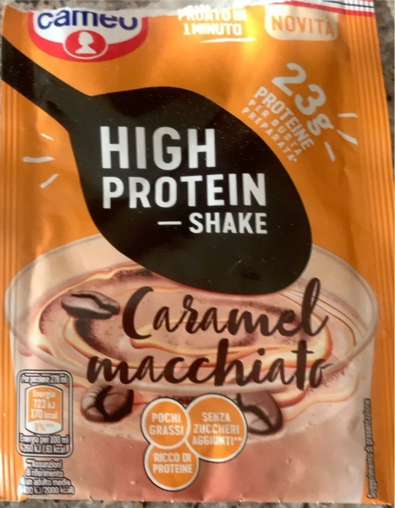 High Protein Shake Caramel Macchiato