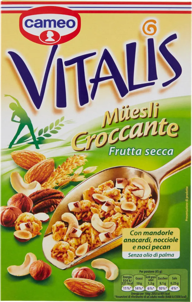 Cameo müesli croccante frutta secca