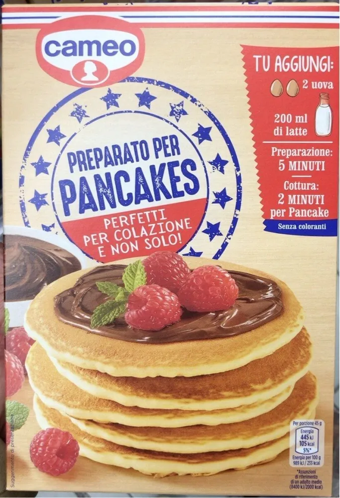 Preparato per pancakes