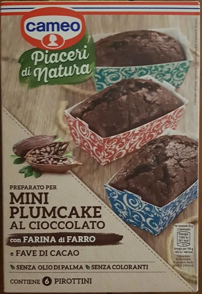 Préparation pour mini cake au chocolat