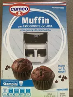 Muffin per friggitrice ad aria con gocce di cioccolato
