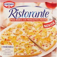 Ristorante Pizza Bianca con Prosciutto e Patate