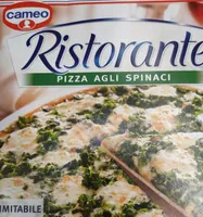 Ristorante pizza agli spinaci