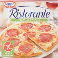 Ristorante pizza al salame senza glutine