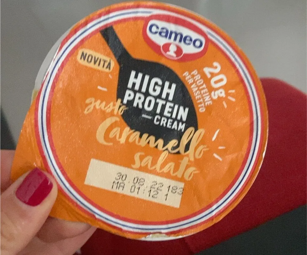 High protein cream gusto caramello salato