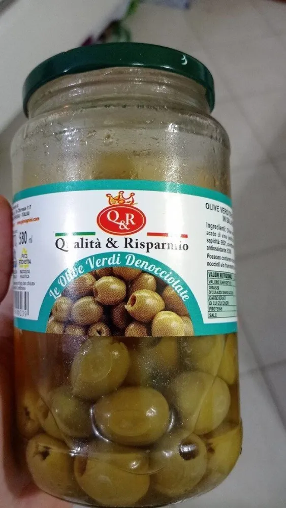 Olive verdi denocciolate