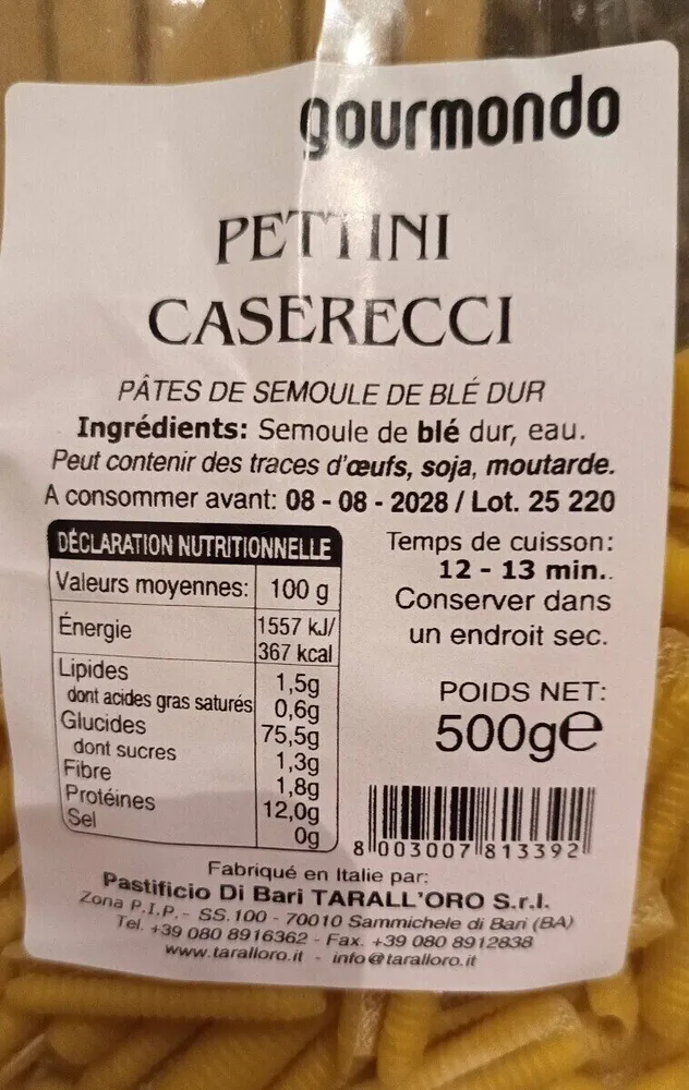 Pettini caserecci