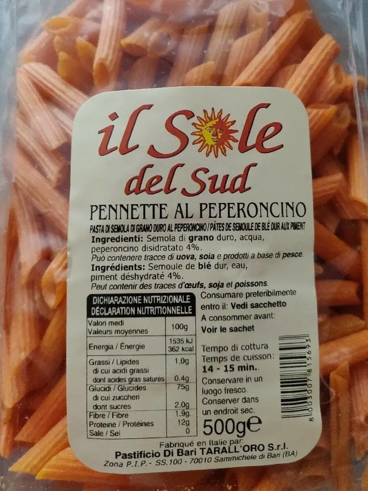 Pennette Al Peperoncino