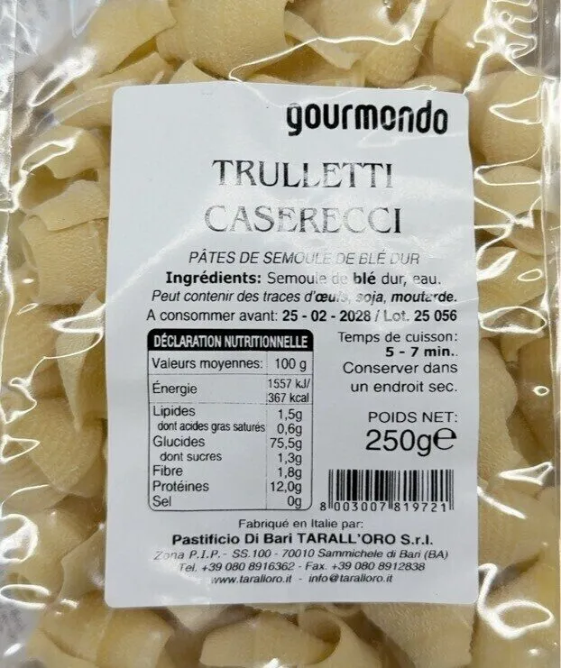 Trulletti Caserecci
