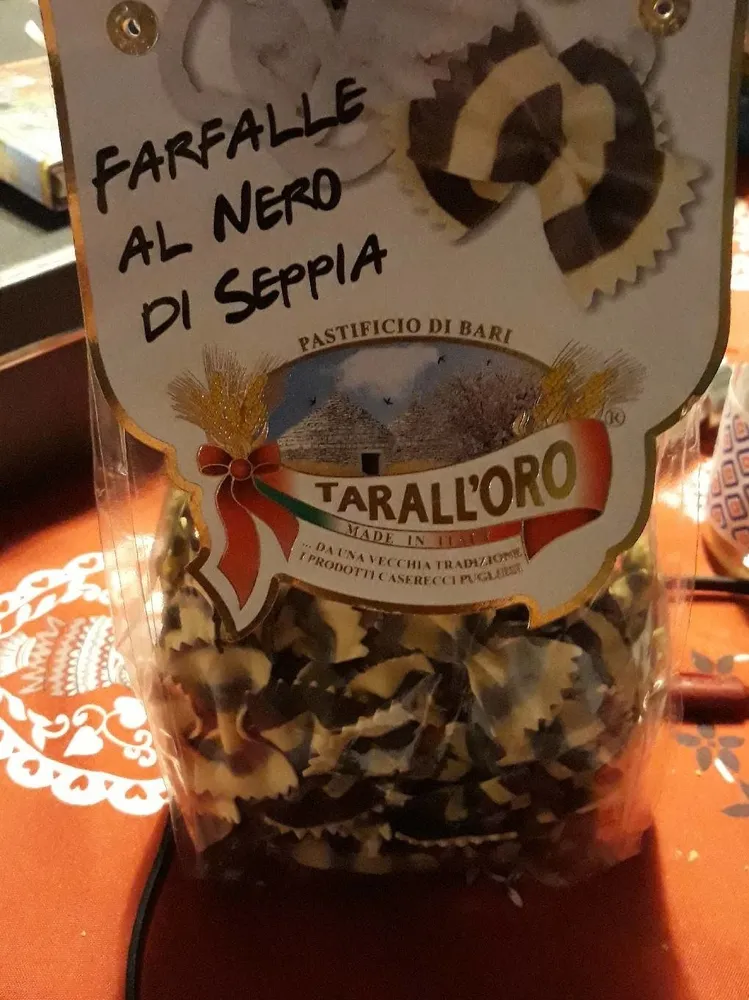 Tarall'oro Farfalle Al Nero Di Seppia (squid-ink)