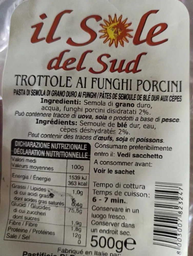 Pâtes aux cèpes