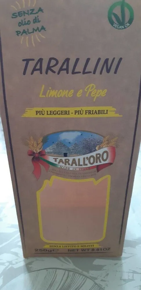 Tarallini Limone e Pepe