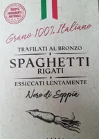 Spaghetti rigati - Nero di seppia