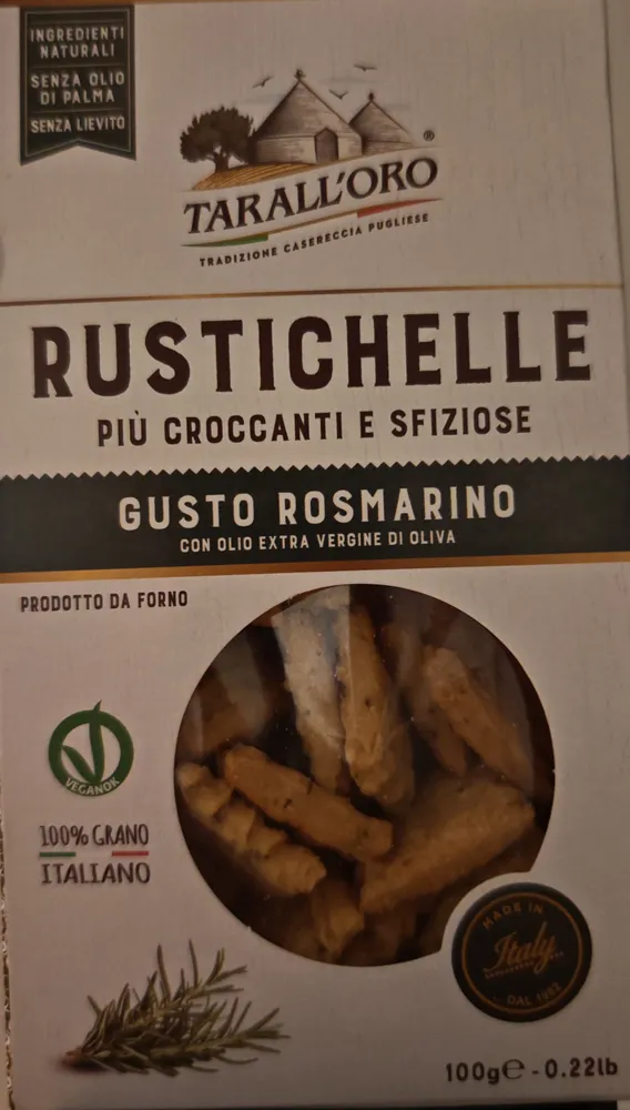 Rustichelle gusto rosmarino con olio extra vergine di oliva