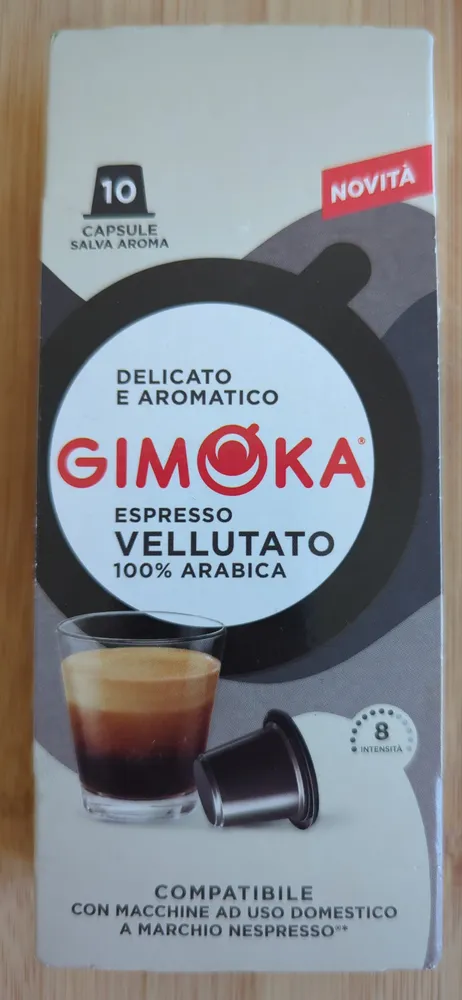 10 Capsule Compatibili Nespresso Gimoka Vellutato