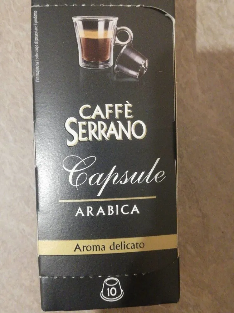 Caffe serrano capsule aroma delicato