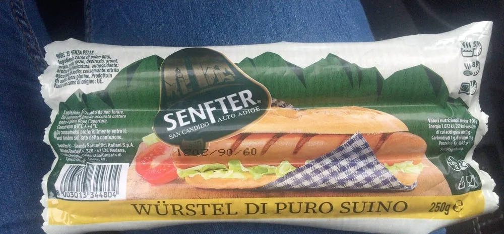 Wurstel di puro suino
