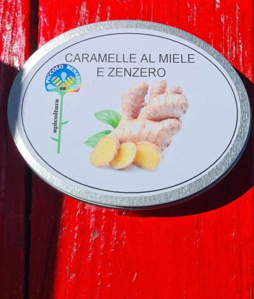 Caramelle al miele e zenzero
